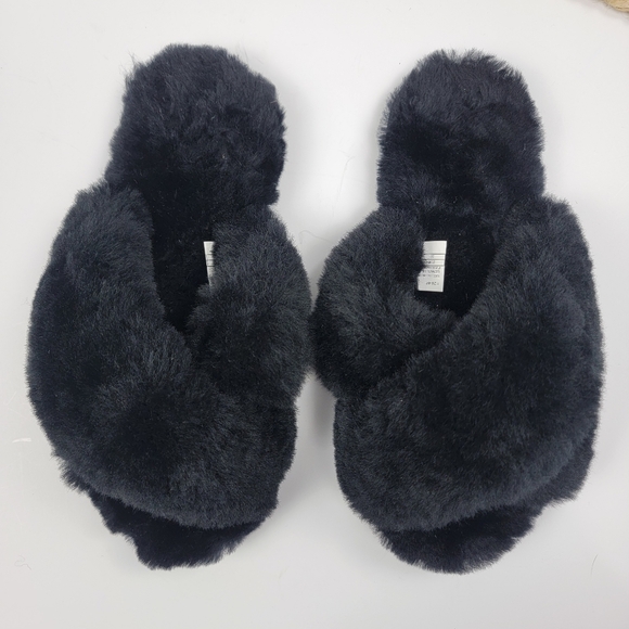 Emu Australia Mayberry Crossover Slippers Black Size 39 - Picture 11 of 12